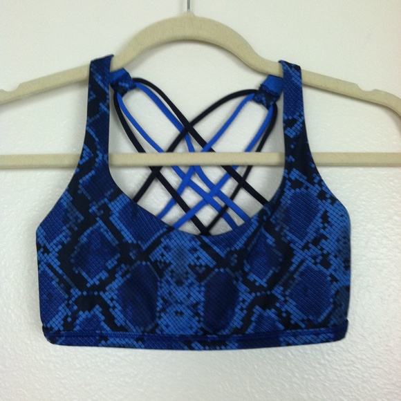 lululemon athletica Other - LuluLemon Sports Bra Wirefree Unlined Blue 4 #314